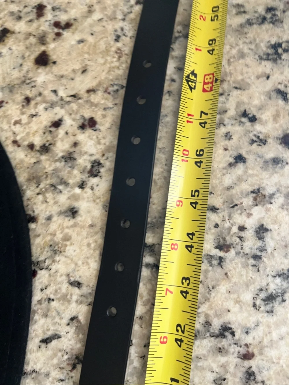 Land’s End Black XL Leather Belt
